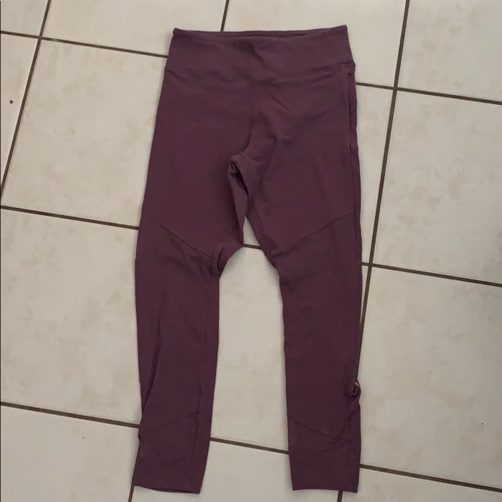 Pink high waisted cotton leggings